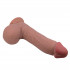 Dildo con pelle scorrevole 19 x 4,5 cm. - 3